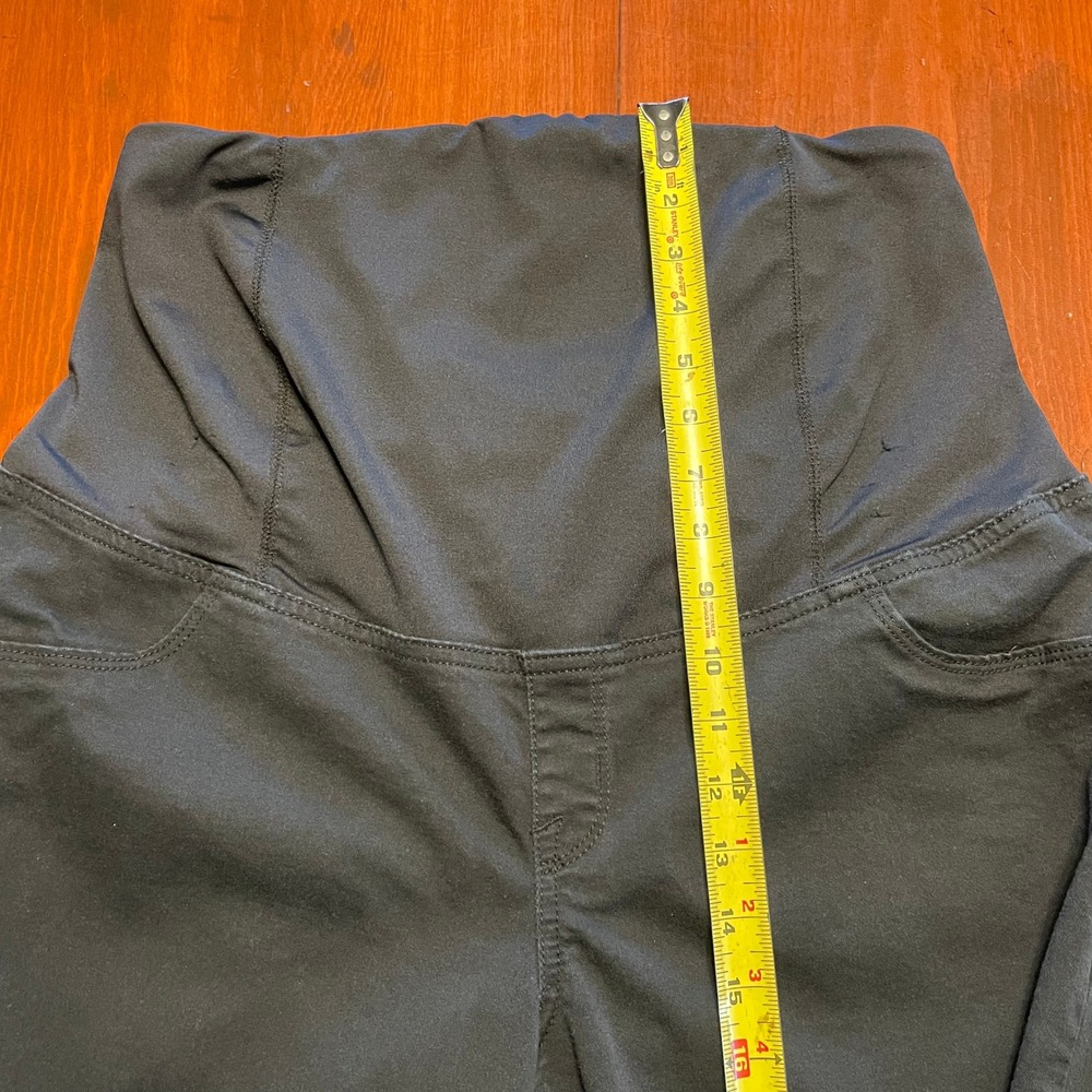 CHIC Black Over Belly Isabel MATERNITY Skinny 14 Jeans Casual Workwear Essential - Picture 8 of 11